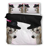 Whippet Print Bedding Set