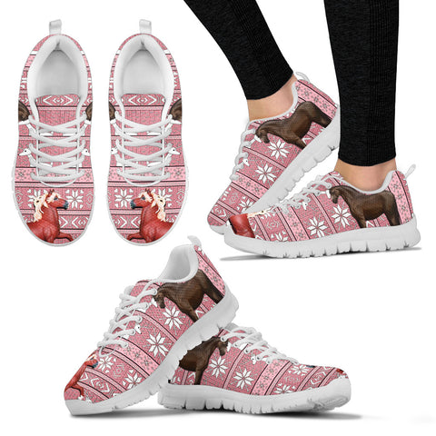 Peruvian Paso Horse Christmas Running Shoes For Women
