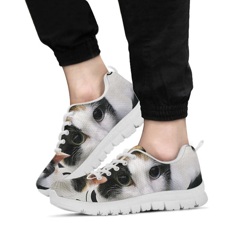 Japanese Bobtail Cat Print Running Shoes