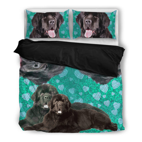 Amazing Newfoundland Print Bedding Set