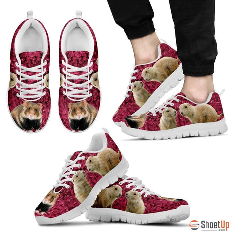 European Hamster Print (Black/White) Running Shoes For Men Limited Edition