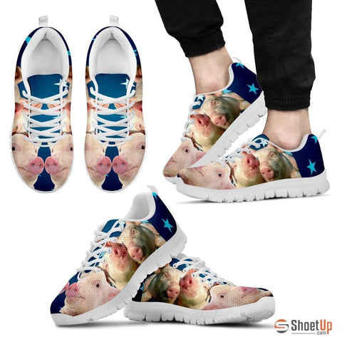 Pink Pig Running Shoes For Men Limited Edition