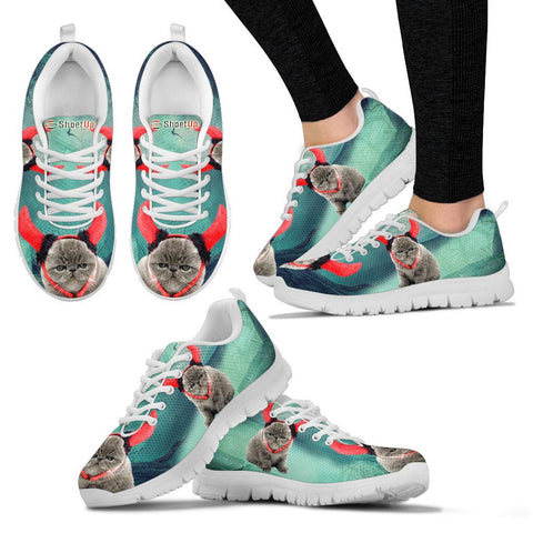 Exotic Shorthaired Cat (Halloween) PrintRunning Shoes For Women/Kids
