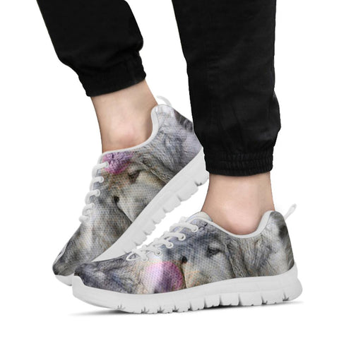 Cute Tibetan Mastiff Print Running Shoes