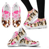 Australian Shepherd Print Sneakers For WomenFor 24 Hours Only