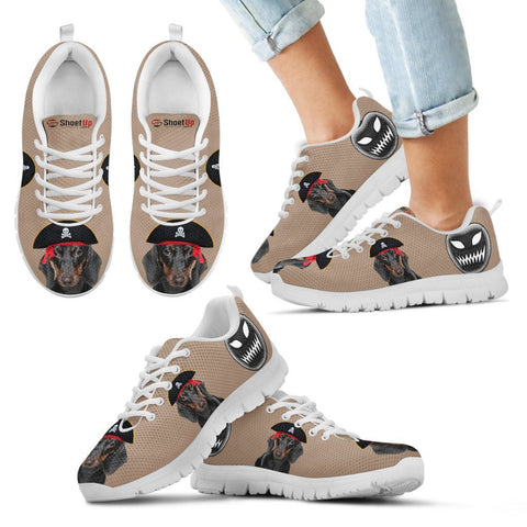 Dachshund Halloween Print Running Shoes For Kids/Women