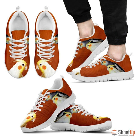 Cockatiel Parrot Print Running Shoes For Men