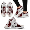 Cute Turkish Van Cat Print Sneakers For Women(White)