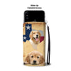 Cutest Golden Retriever Print Wallet CaseTX State