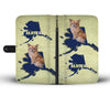 Chihuahua Dog Print Wallet CaseAK State