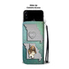 Cute Basset Hound Print Wallet CaseMO State