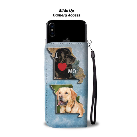 Labrador Retriever Print Limited Edition Wallet CaseMO State