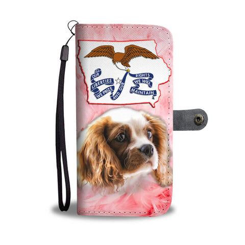 Cavalier King Charles Spaniel Print Wallet CaseIA State