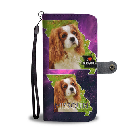 Cavalier King Charles Spaniel Print Wallet CaseMO State