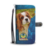 Cavalier King Charles Spaniel Dog Print Wallet CaseVT State