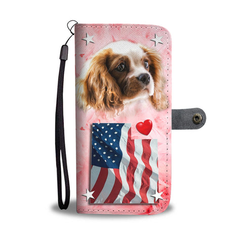 Cavalier King Charles Spaniel Print Wallet CaseUT State