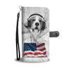 Beagle Dog Print Wallet CaseND State