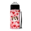 Cute Beagle Dog Print Wallet CaseND State