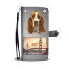 Basset Hound Print Wallet CaseND State
