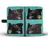 Amazing Black Labrador Print Wallet CaseOR State