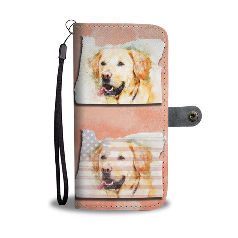 Labrador Retriever Art Print Wallet CaseOR State