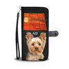 Yorkshire Terrier On Black Print Wallet CaseND State