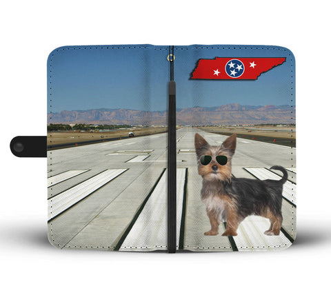 Yorkie Print Wallet CaseTN State