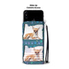 Cute Chihuahua Dog Print Wallet CaseOR State
