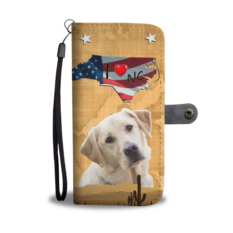 Lovely Labrador Retriever Print Wallet CaseNC State