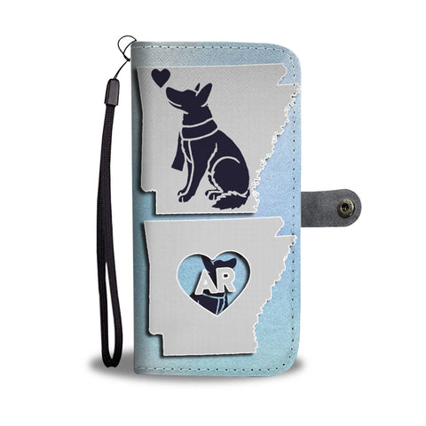 Amazing German Shepherd Art Print Wallet CaseAR State