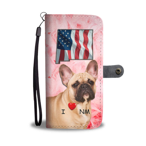 French Bulldog Print Wallet CaseNM State