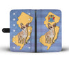 Cute Chihuahua Print Wallet CaseNJ State