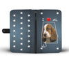 Cute Basset Hound Print Wallet CaseAL State