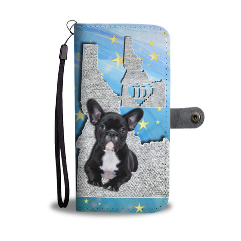 Cute French Bulldog Print Wallet CaseID State