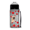 Cute French Bulldog Print Wallet CaseRI State