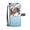 Australian Shepherd Print Wallet CaseKY State