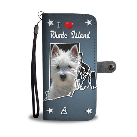 West Highland White Terrier Print Wallet CaseRI State