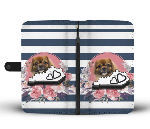 Amazing Tibetan Spaniel Print Wallet CaseKY State