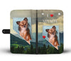 Lovely Chihuahua Print Wallet CaseNV State