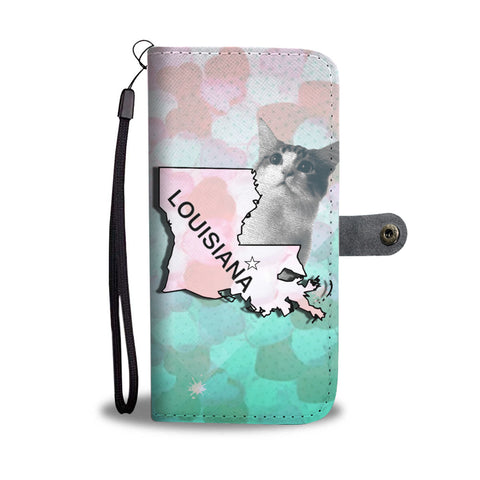 Munchkin Cat Print Wallet CaseLA State