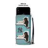 Bernese Mountain Dog Print Wallet CaseNY State
