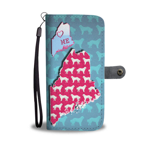 Great Pyrenees Dog Pattern Print Wallet CaseME State