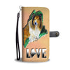 Rough Collie Dog Art Print Wallet CaseME State