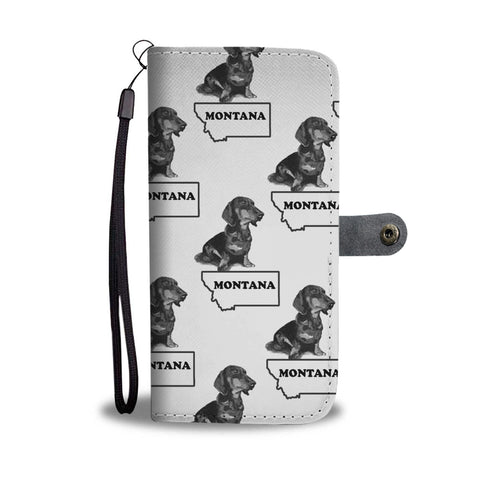 Dachshund Print Wallet CaseMT State