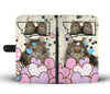 Maine Coon Cat Print Wallet CaseMT State