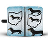 Dachshund Dog Print Wallet CaseOH State