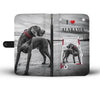 Weimaraner Dog Print Wallet CaseAL State