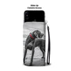 Weimaraner Dog Print Wallet CaseAL State