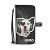 Dalmatian dog Print Wallet CaseOH State