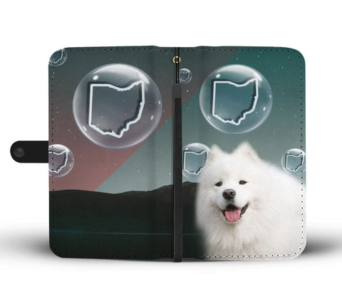 American Eskimo Dog Print Wallet CaseOH State